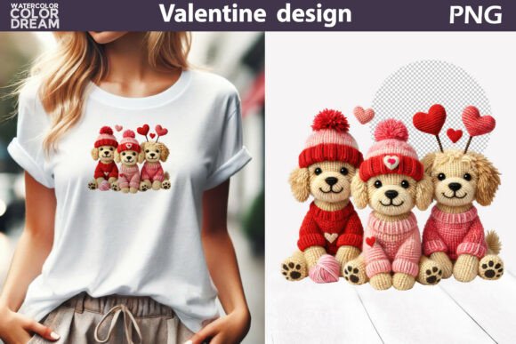valentine cute dog clipart svg design for cricut shirts and mugs