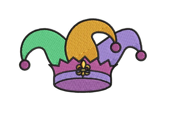 Vibrant Mardi Gras Jester Hat