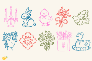 Whimsy Spring PNG Clipart Bundle Graphic by Lemon.design · Creative Fabrica