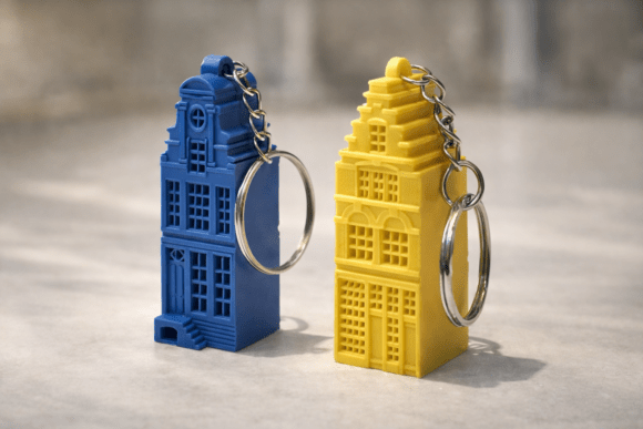 Kawaii Strawberry Keychain 3D Print STL - Cute Fruit Charm Digital Download - Image 8