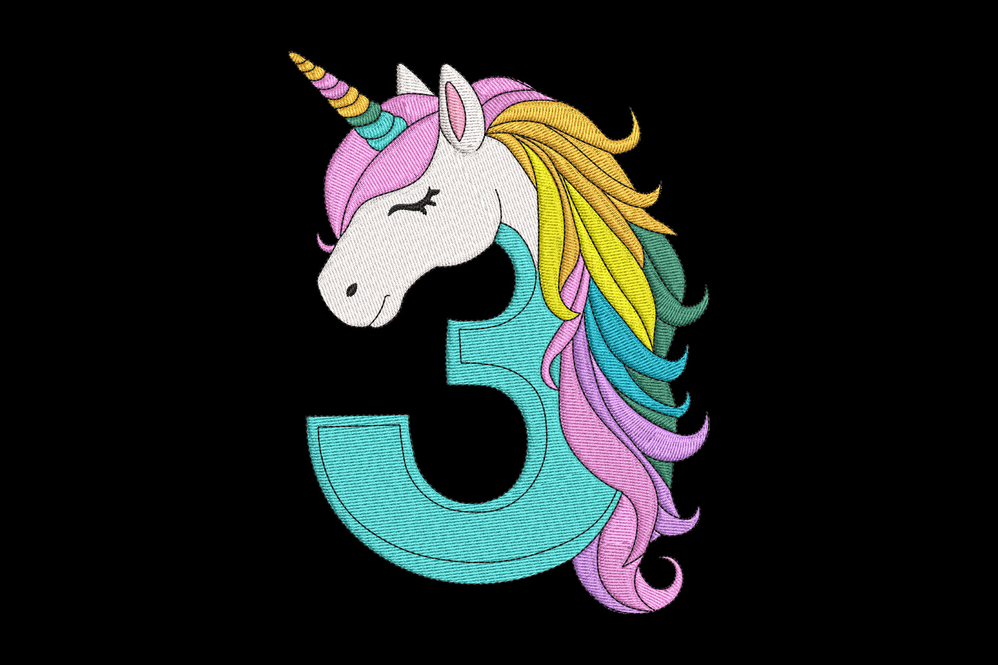 3rd Birthday Unicorn
