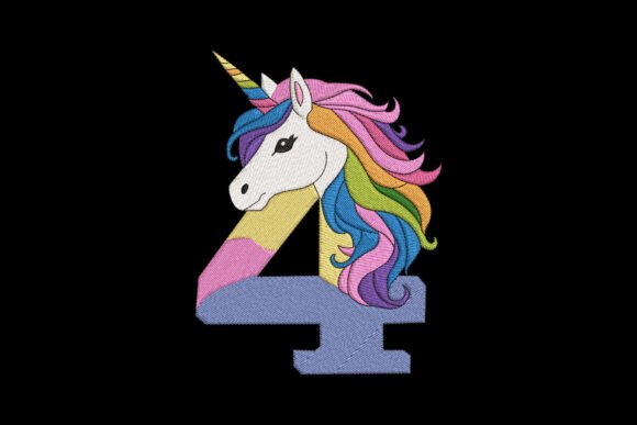 4th Birthday Unicorn