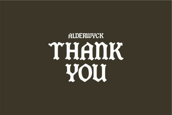 Alderwyck Font - Preview 3