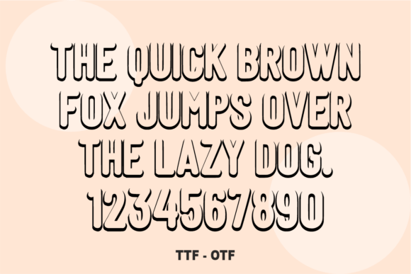 Amazing Shadow Font - Preview 3