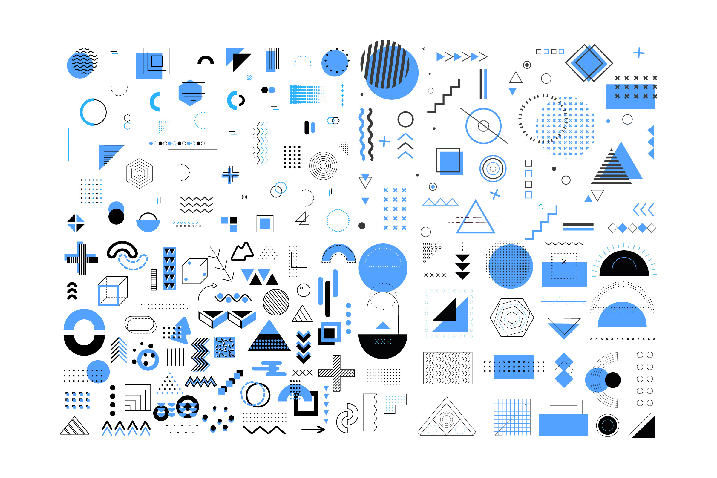 Basic Circular Geometric Shapes SVG Set
