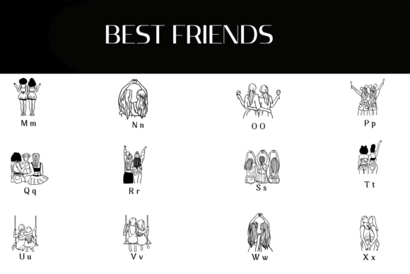 Best Friends Font - Preview 2