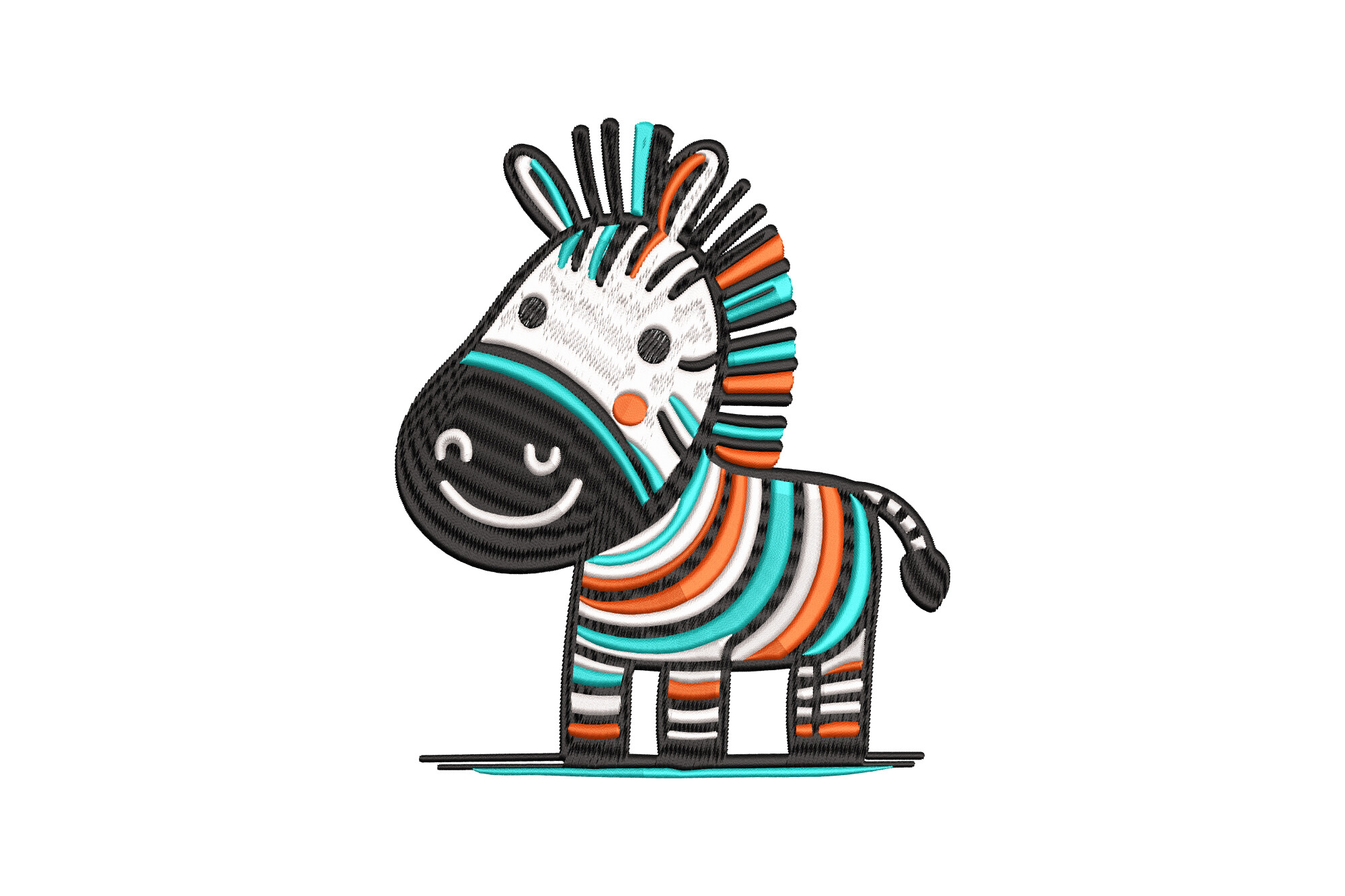 Colorful Zebra