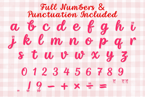 Coquette Ribbon Font - Preview 3