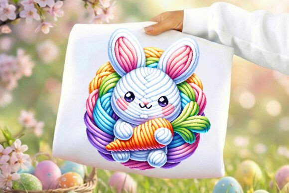 Crochet Easter Bunny Png Yarn Easter Png