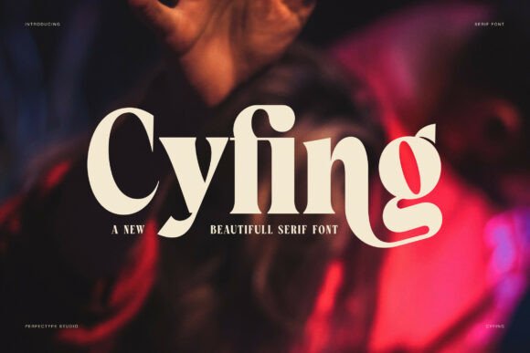 Cyfing Serif Font By Perfectype