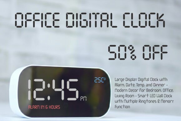 Digitron Font - Preview 4