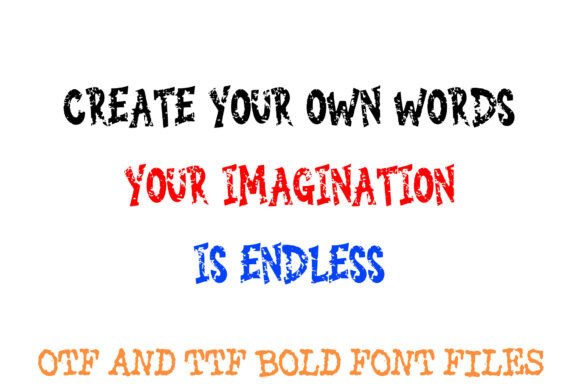 Distressed Granite Font - Preview 2