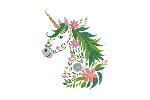 Floral Horse Head