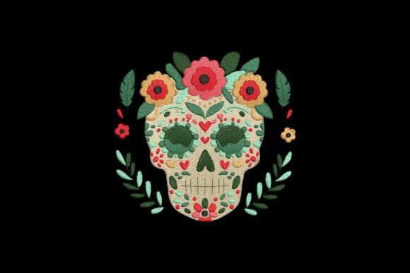 Floral Sugar Skull