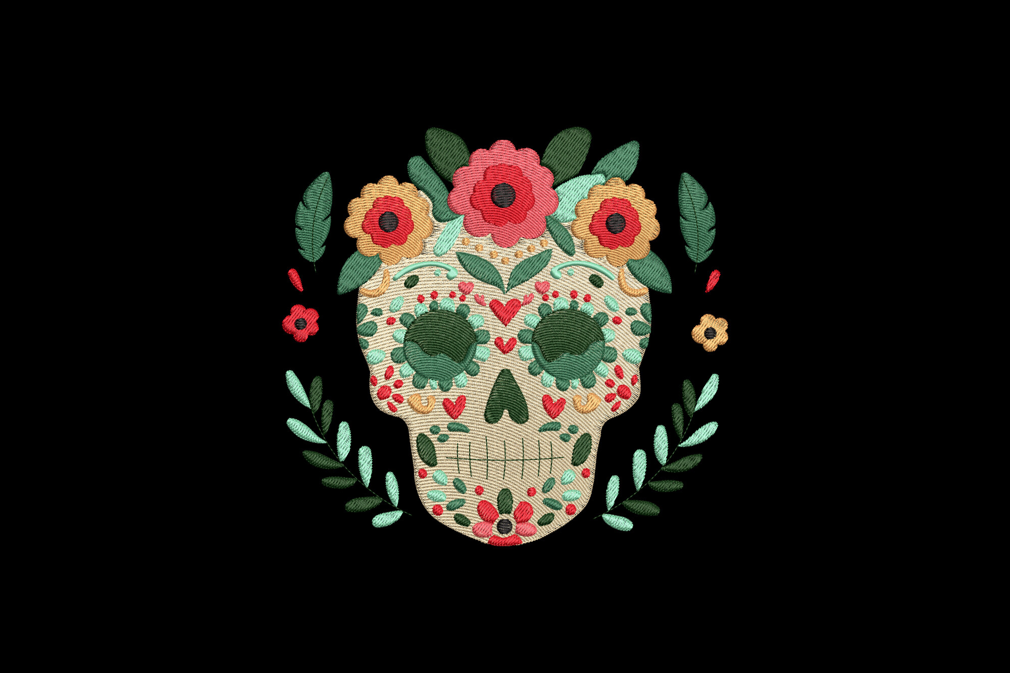Floral Sugar Skull