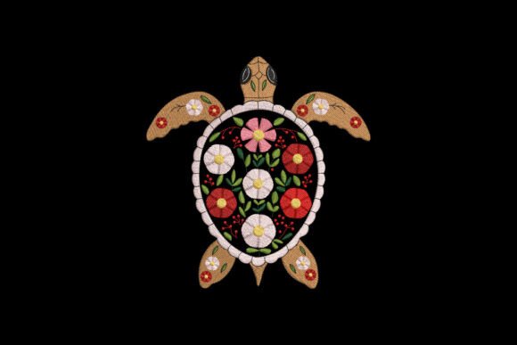 Floral Turtle