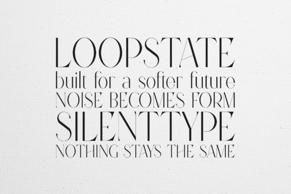 Future Flow Font - Preview 3