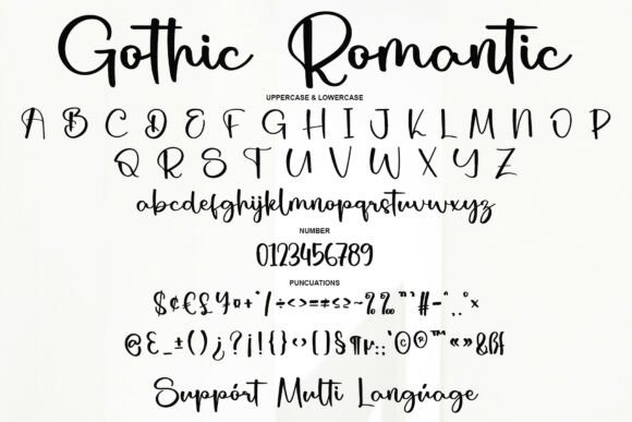 Gothic Romantic Font - Preview 5