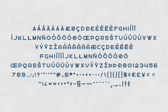 Greenth Font PNG with transparent background - Preview 4