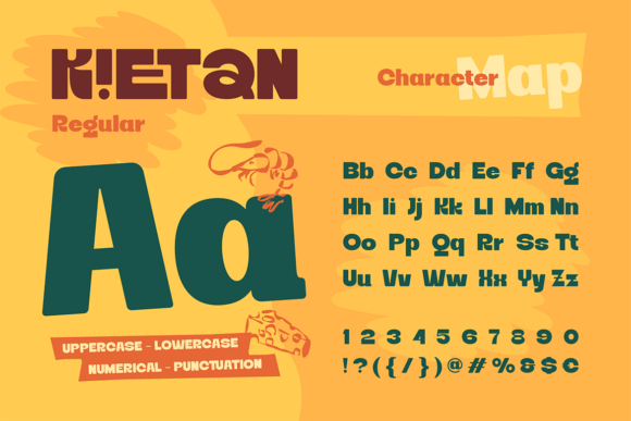 Kietan Font PNG with transparent background - Preview 1