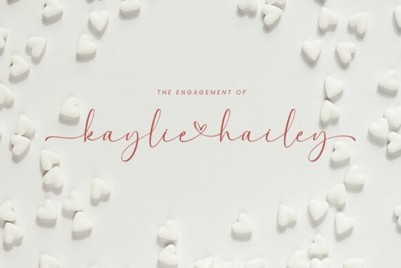 Love Mine Font PNG with transparent background - Preview 2