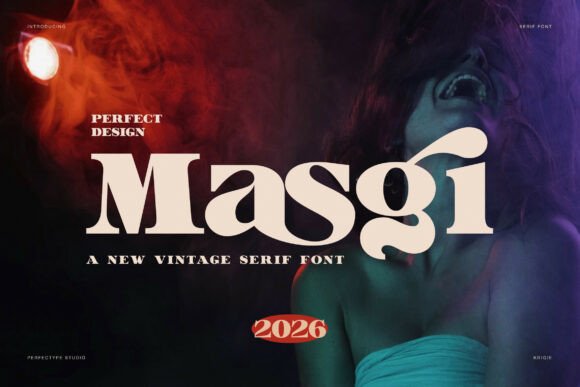 Masgi Serif Font By Perfectype