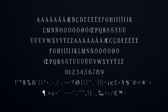 Maturation Lines Font PNG with transparent background - Preview 4