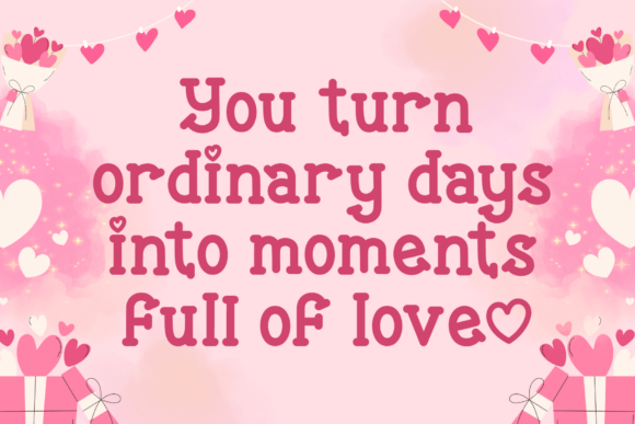 Monoheart Font PNG with transparent background - Preview 3