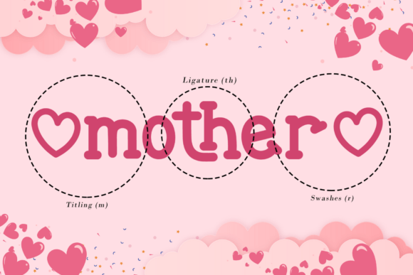 Monoheart Font PNG with transparent background - Preview 5