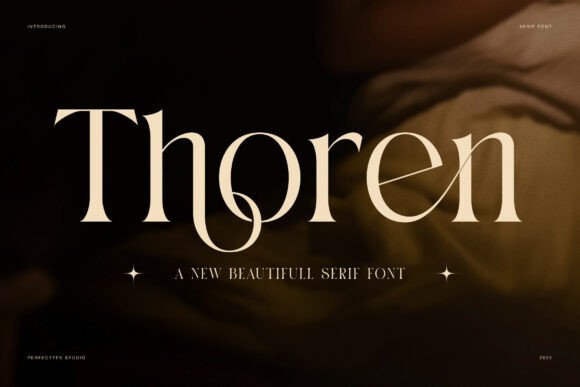 Thoren Serif Font By Perfectype
