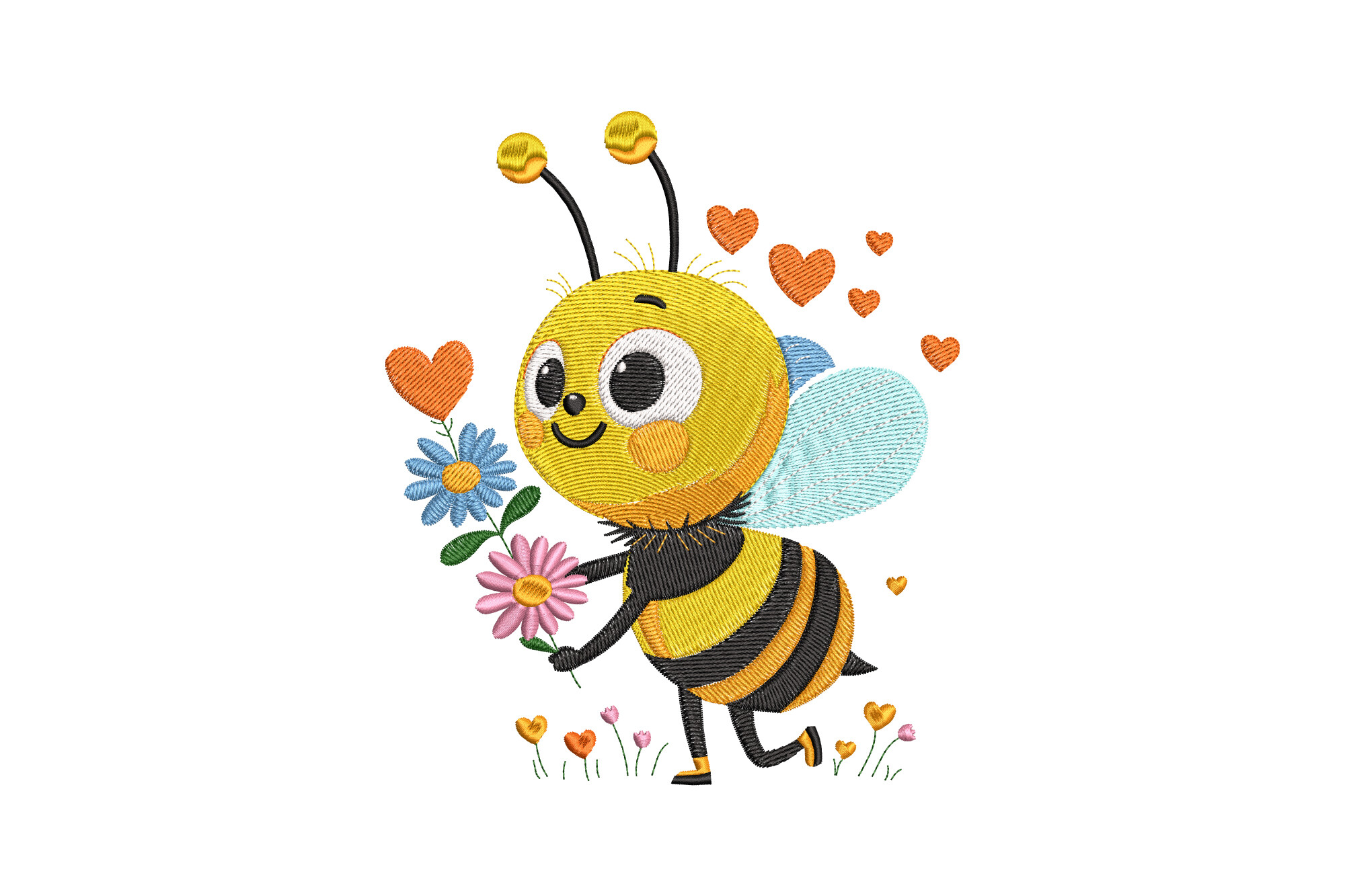 Wildflowers Bee