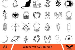 Witchcraft SVG Bundle Graphic by Priyo Design Shop · Creative Fabrica