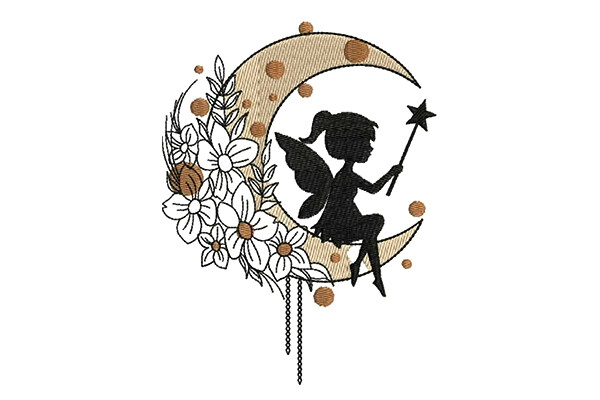 Little Fairy on the Moon