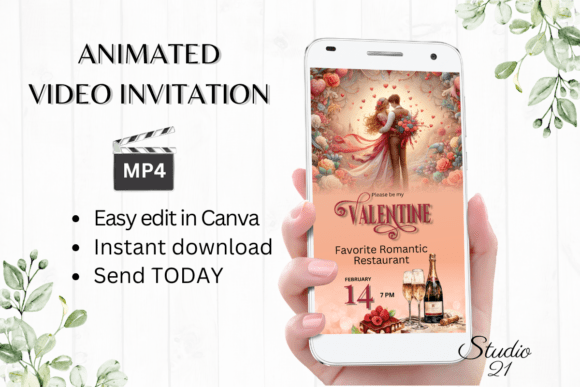 Animated Valentine's Day Invite