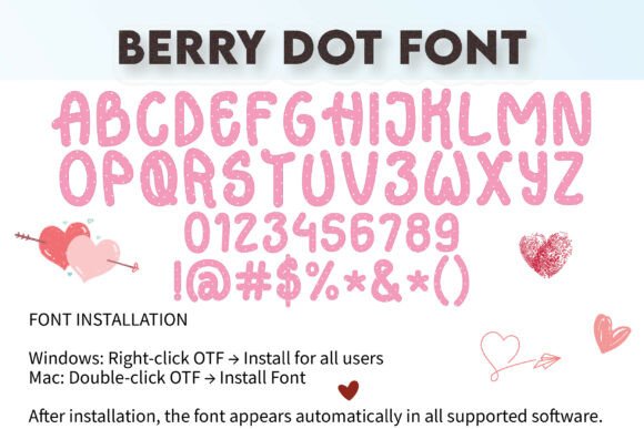 Berry Dot Font - Preview 3