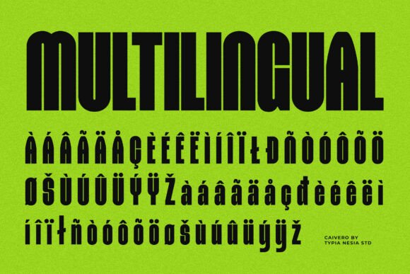 Caivero Font - Preview 1