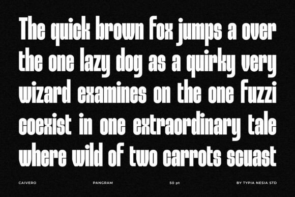 Caivero Font - Preview 3