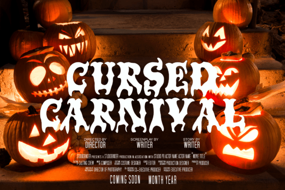 Caskford Halloween Font - Preview 6