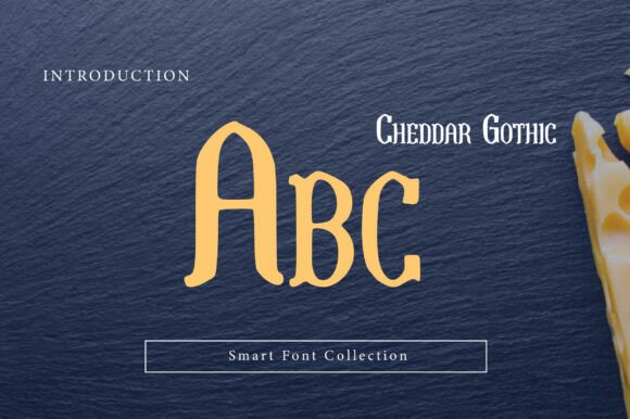Cheddar Gothic Font - Preview 1