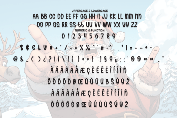 Comic Santa Font - Preview 6