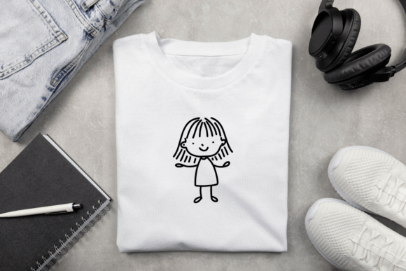 Daily Doodles Font PNG with transparent background - Preview 4