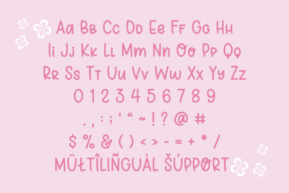 Dainty Bloom Font - Preview 4