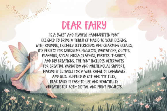 Dear Fairy Font - Preview 1