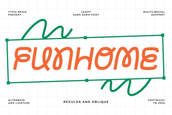 Funhome Font - Whimsical Lettering Fonts