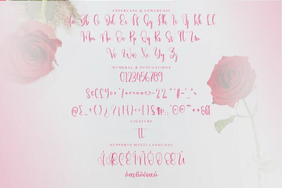 Juliet Valentine Font font preview - 5
