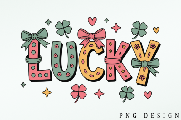 Lucky Shamrock Sublimation Design Graphics