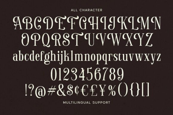 Manierlich Font PNG with transparent background - Preview 4