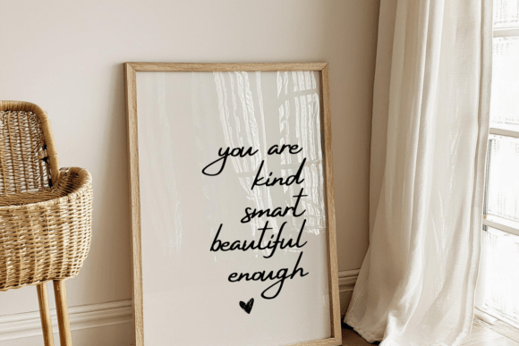 Positive Affirmation Wall Art Print