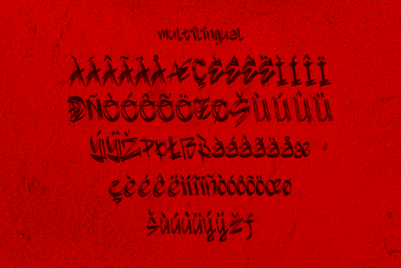 Ramone Disorder Font PNG with transparent background - Preview 2