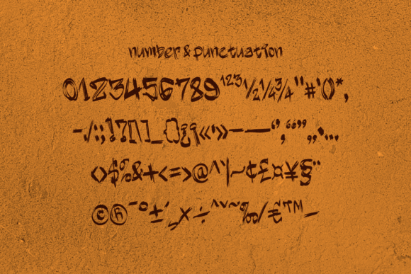 Ramone Disorder Font PNG with transparent background - Preview 3